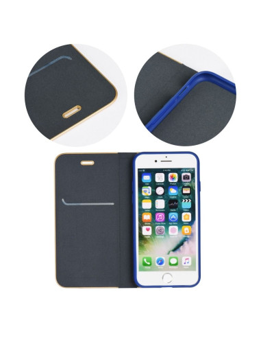 Etui Luna Book pour SAMSUNG J5 2017 bleu marine
