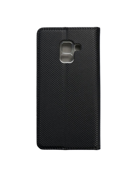 Etui Smart Case Book pour SAMSUNG Galaxy A5 2018 / A8 2018 noir