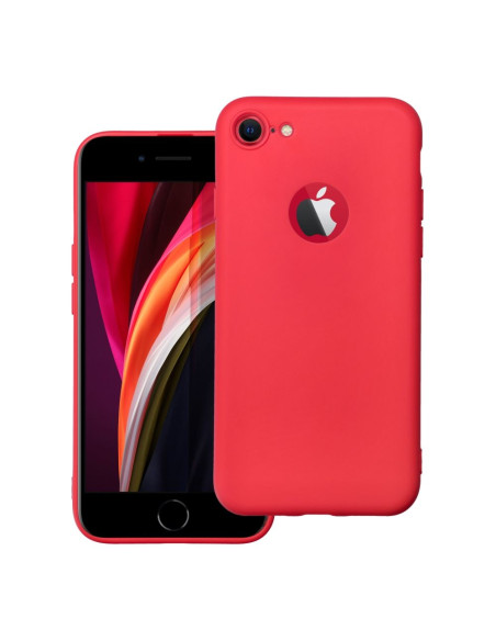 Coque SOFT pour IPHONE 7 rouge