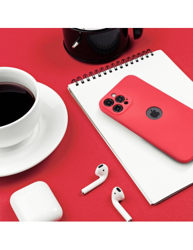 Coque SOFT pour IPHONE 7 rouge