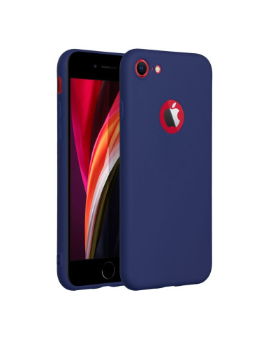 Coque SOFT pourIPHONE 8 bleu foncé