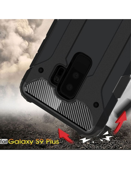 Coque ARMOR pour SAMSUNG Galaxy S9 PLUS NOIR