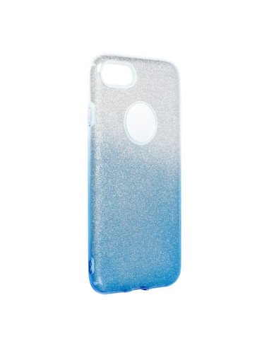 Coque Forcell - SHINING pour IPHONE 7 / 8 TRANSPARENT/ BLEU