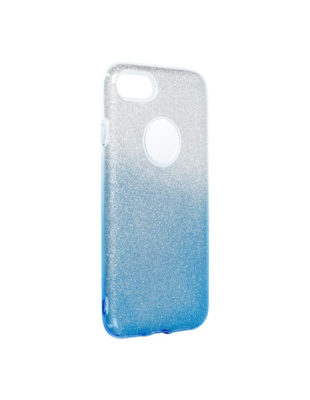 Coque Forcell - SHINING pour IPHONE 7 / 8 TRANSPARENT/ BLEU