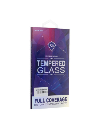 5D Full Glue Tempered Glass - pour Samsung Galaxy S8 Plus (Case Friendly) noir