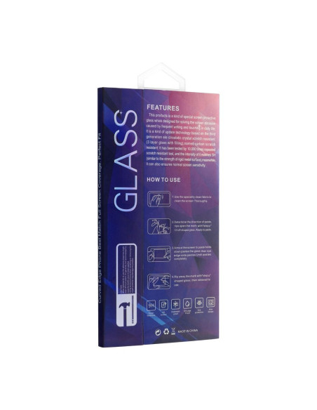 5D Full Glue Tempered Glass - pour Samsung Galaxy S8 Plus (Case Friendly) noir
