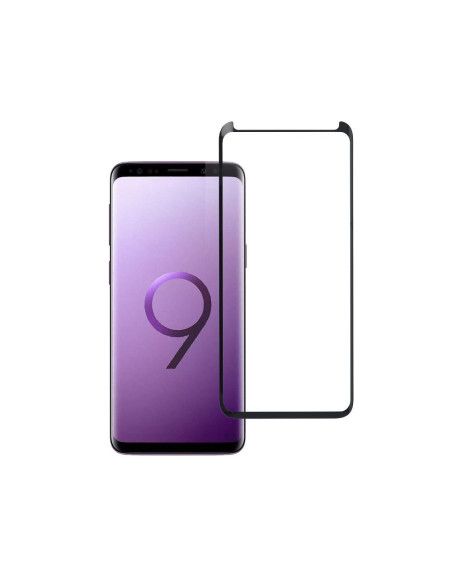 VERRE TREMPE Blue Star 5D - SAM Galaxy S9 (full glue/petite taille) NOIR