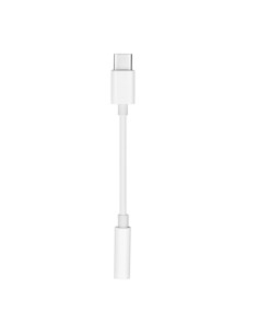 Adaptateur HF/audio Type C to Jack 3,5mm blanc