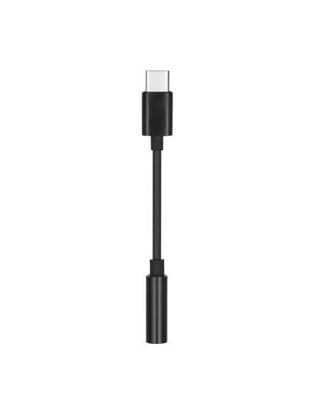 Adaptateur HF/audio Type C to Jack 3,5mm noir