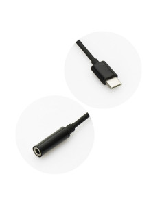 Adaptateur HF/audio Type C to Jack 3,5mm noir 2