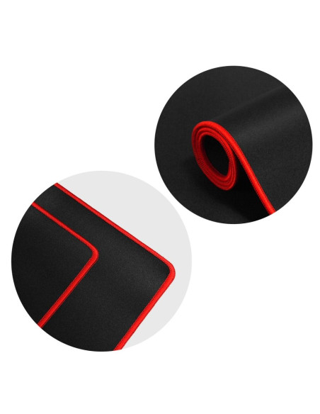 Tapis de souris gaming 700x300x3mm /noir - rouge