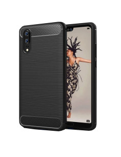 COQUE FORCELL - CARBON pour HUAWEI P20 PRO NOIR