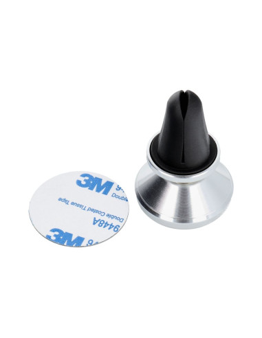 Support voiture magnétique sur la grille de ventilation ARGENT