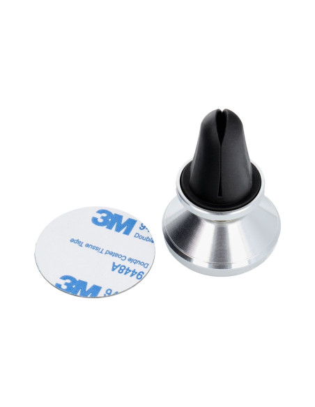 Support voiture magnétique sur la grille de ventilation ARGENT
