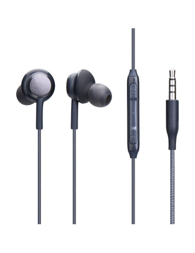 KIT HF / Ecouteurs Stereo PERFECT noir (Jack 3,5mm)
