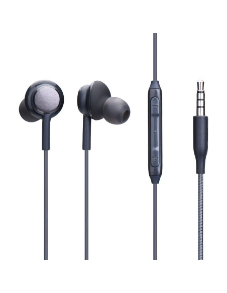 KIT HF / Ecouteurs Stereo PERFECT noir (Jack 3,5mm)