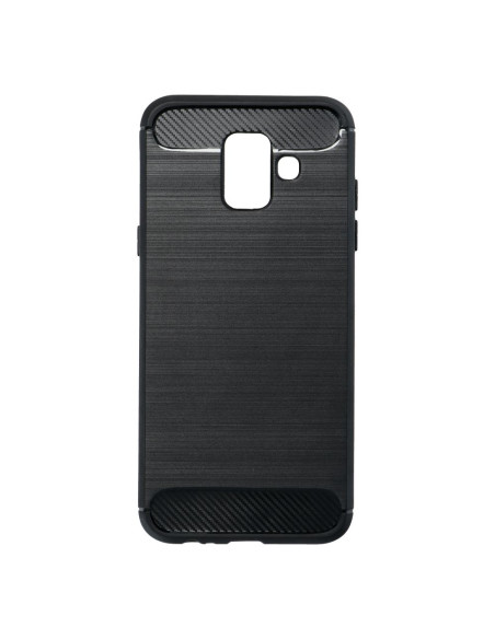 COQUE FORCELL - CARBON pour SAMSUNG Galaxy A6 ( A6 2018 ) NOIR