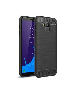 COQUE FORCELL - CARBON pour SAMSUNG Galaxy J6 2018 NOIR