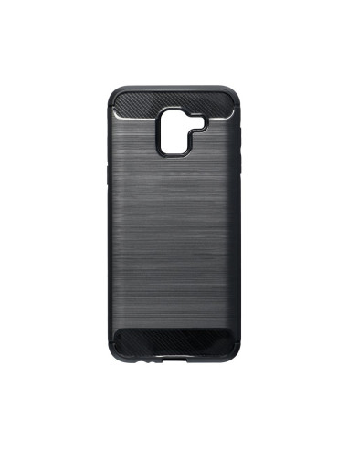 COQUE FORCELL - CARBON pour SAMSUNG Galaxy J6 2018 NOIR