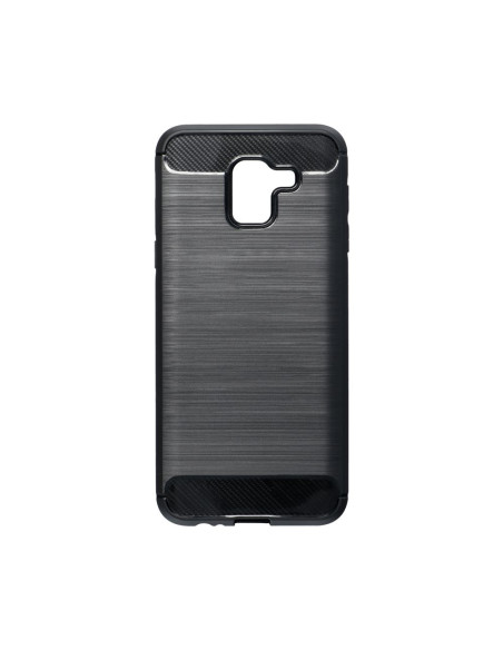 COQUE FORCELL - CARBON pour SAMSUNG Galaxy J6 2018 NOIR