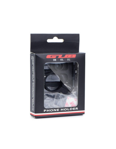 Support vélo pour guidon GUB G84 ABS, aluminium, vissé