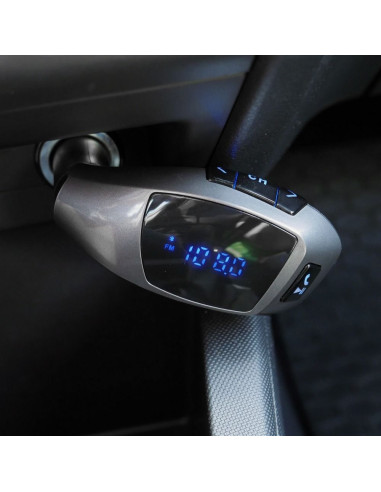 Transmetteur FM X5 Bluetooth + USB + lecteur carte mémoire