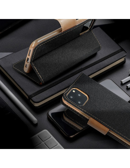 Etui CANVAS pour HUAWEI Mate 20 Lite noir
