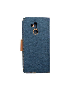 Etui Canvas pour HUAWEI Mate 20 Lite bleu marine 2
