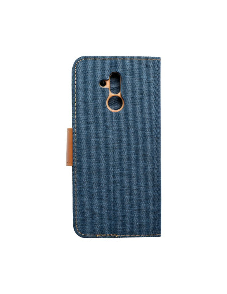 Etui Canvas pour HUAWEI Mate 20 Lite bleu marine