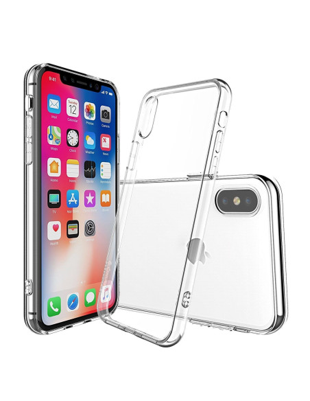 Coque BACK CASE Ultra Slim 0,3mm pour IPHONE XS TRANSPARENT