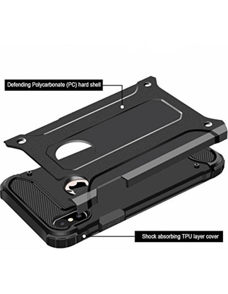 Coque ARMOR pour IPHONE XS NOIR