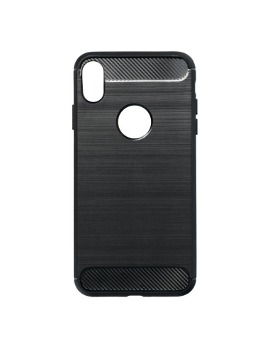 COQUE FORCELL - CARBON pour IPHONE XS MAX NOIR