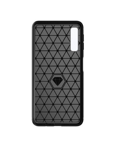 COQUE FORCELL- CARBON pour SAMSUNG Galaxy A7 2018 ( A750 ) NOIR