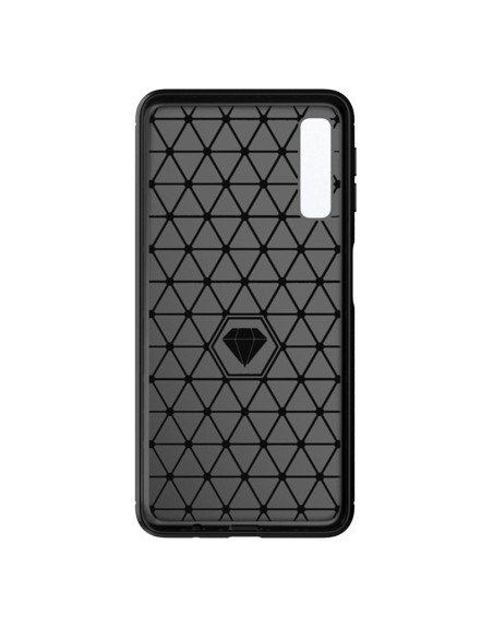 COQUE FORCELL- CARBON pour SAMSUNG Galaxy A7 2018 ( A750 ) NOIR