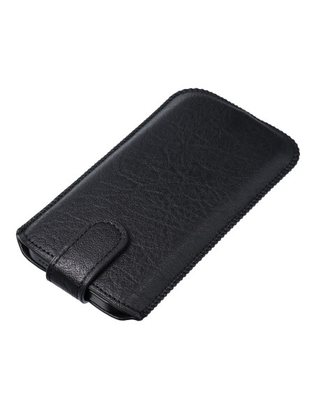 Slim Kora 2 Universal Leather Coque - pour Iphone XR/11 noir