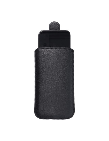 Slim Kora 2 Universal Leather Coque - pour Iphone XR/11 noir