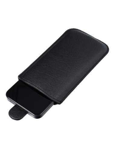Slim Kora 2 Universal Leather Coque - pour Iphone XR/11 noir