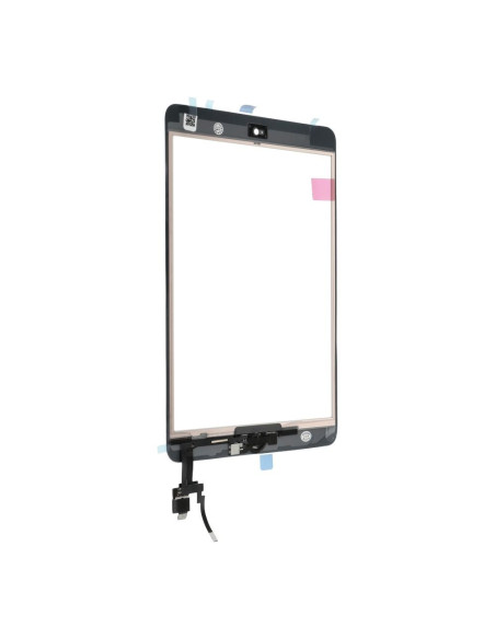 VITRE TACTILE + home EQ Ipad Mini 3 BLANC ( A1599, A1600, A1601 )