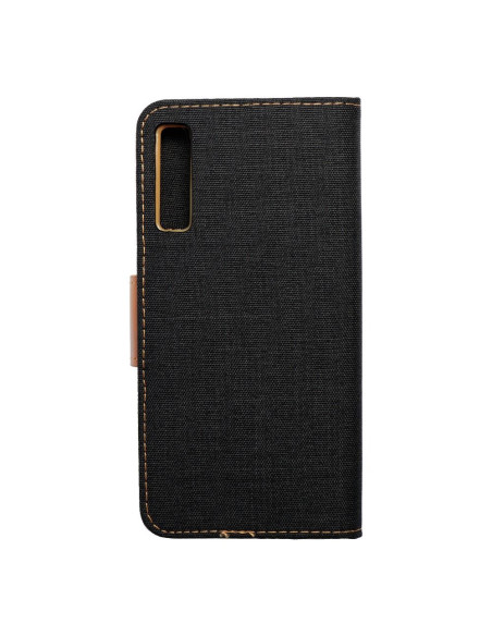 Etui Canvas pour SAMSUNG A7 2018 noir