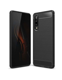 COQUE FORCELL - CARBON pour HUAWEI P30 NOIR