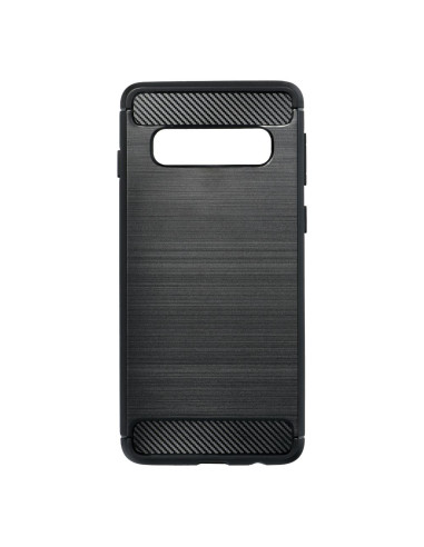 COQUE FORCELL - CARBON pour SAMSUNG Galaxy S10 NOIR