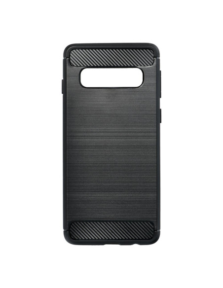COQUE FORCELL - CARBON pour SAMSUNG Galaxy S10 NOIR