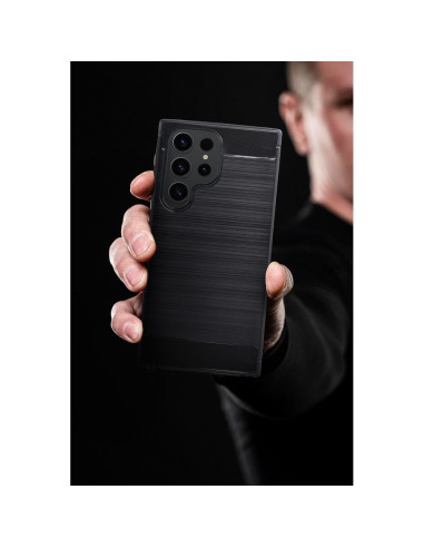 COQUE FORCELL - CARBON pour SAMSUNG Galaxy S10e NOIR