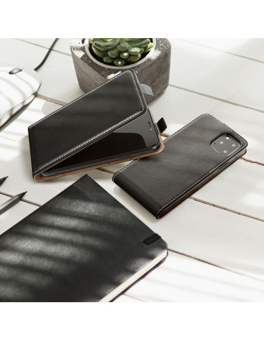ETUI SLIM FLEXI FRESH VERTICAL pour SAMSUNG S10e noir