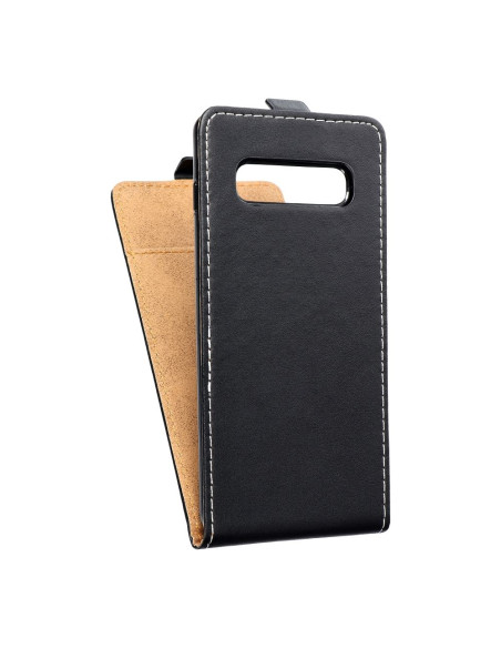 ETUI SLIM FLEXI FRESH VERTICAL pour SAMSUNG S10 Plus noir