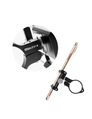 Support vélo pour guidon GUB G85 Aluminium noir