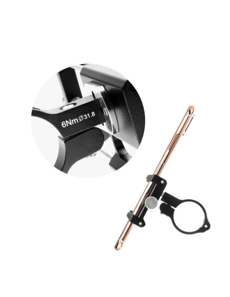 Support vélo pour guidon GUB G85 Aluminium noir