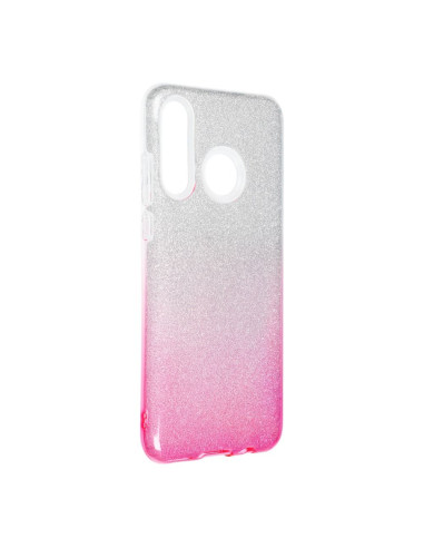 Coque Forcell - SHINING pour HUAWEI P30 LITE TRANSPARENT / ROSE