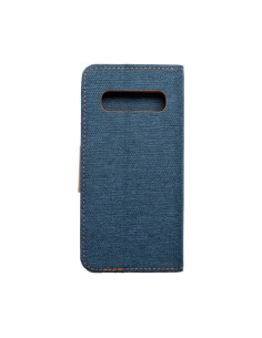 Etui Canvas pour SAMSUNG S10 bleu marine 2