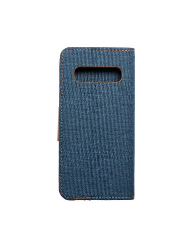 Etui Canvas pour SAMSUNG S10 bleu marine